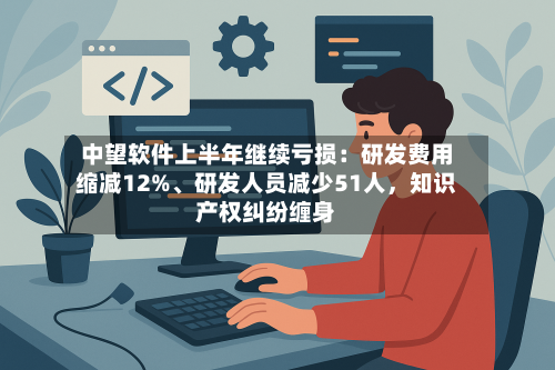 中望软件上半年继续亏损：研发费用缩减12%	、研发人员减少51人，知识产权纠纷缠身-第2张图片