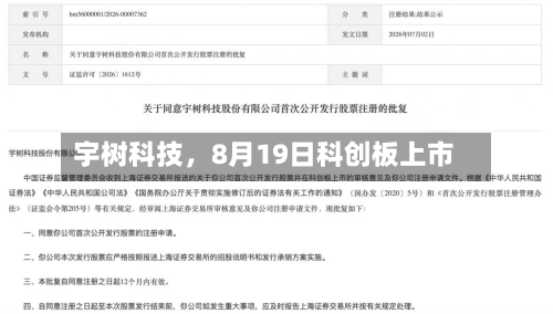 宇树科技，8月19日科创板上市-第1张图片