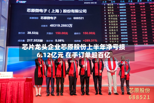 芯片龙头企业芯原股份上半年净亏损6.12亿元 在手订单超百亿-第1张图片