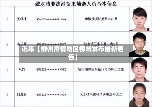 近来【柳州疫情地区柳州发布最新通告】-第2张图片