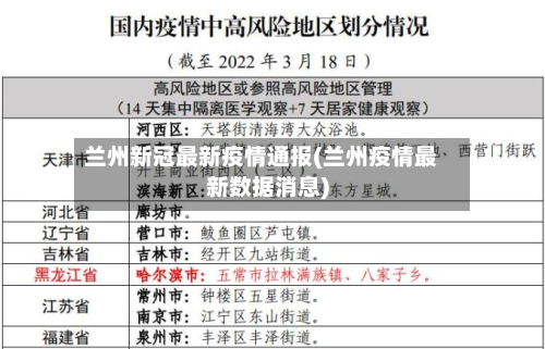 兰州新冠最新疫情通报(兰州疫情最新数据消息)-第2张图片