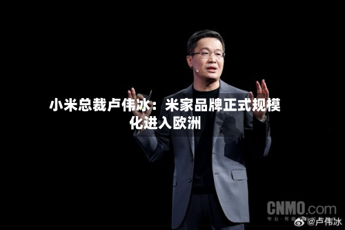 小米总裁卢伟冰:米家品牌正式规模化进入欧洲-第1张图片