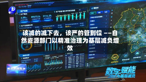 该减的减下去，该严的管到位 ——自然资源部门以精准治理为基层减负增效-第2张图片