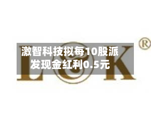 激智科技拟每10股派发现金红利0.5元-第2张图片